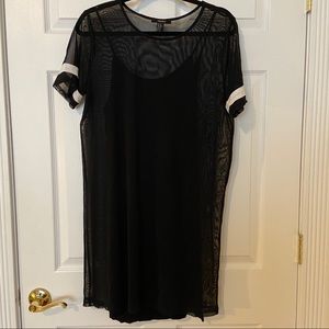 Mesh Dress with slip dress included.
